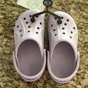 NWT Toddler Girls Purple Crocs